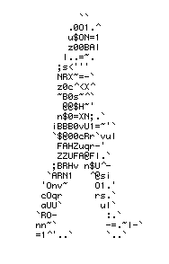 Walking Man in Symbols